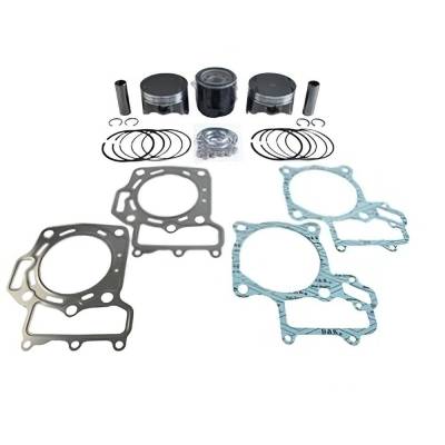 Piston Gasket Top End Kit 80.5Mm +0.50Mm Over Compatible With 2002-2013 Kawasaki Brute Force 650