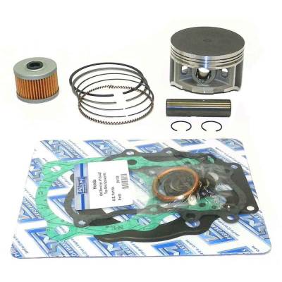 Top End Piston Kit 86Mm Bore +1.00Mm Over Compatible With 1996-2014 Honda Trx400ex / Trx400x /
