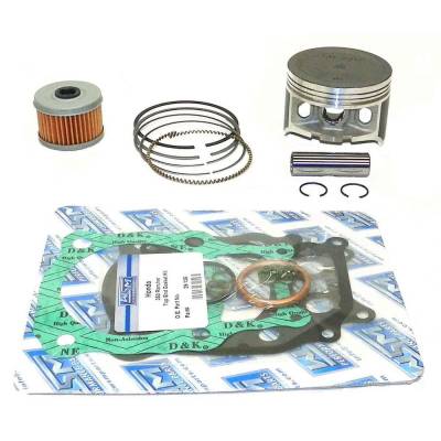 Top End Piston Kit 79.5Mm Bore +1.00Mm Over Compatible With 2000-2006 Honda Trx350 Rancher 350