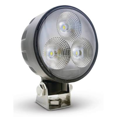 Rareelectrical - 30W 2200 Lumen Round Led Headlight Compatible With Kubota M7-131P M7-151P M7-171P M7-132P M7-152P - Image 2