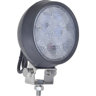 Led Flood Work Light Par36 Round 18W 1350 Lumens 6-Led Rubber Housing Pedestal Mount Compatible With