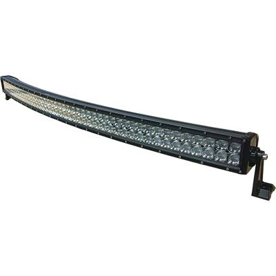 52 Inch Curved Double Row Led Light Bar 21000 Lumens Spot Flood Combo 288W 12-24V Compatible With