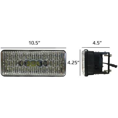Rareelectrical - Led Hood Light Compatible With Case Ih Titan 3020 3520 4020 4520 Floater Spx4260 Spx4410 Patriot - Image 3