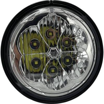 Rareelectrical - Led Round Headlight Compatible With Kubota M6-101Dtc M6-111Dtc M6-131Dtc M6-141Dtc M6-141Dtsc - Image 3