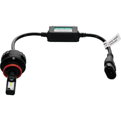 Rareelectrical - Led Headlight Fog Light Conversion Kit H11 H8 H9 Compatible With Halogen Bulb Replacement 16W 1400 - Image 3