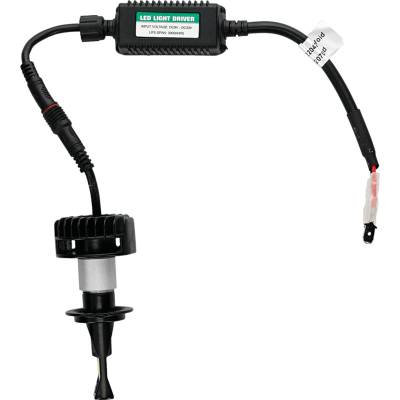 Rareelectrical - Led Headlight Conversion Kit H7 Compatible With Halogen Low Beam High Beam Bulb Replacement 16W 1400 - Image 2