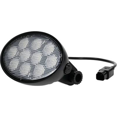 Rareelectrical - Led Oval Work Light Compatible With Jcb 525-60 527-58 531-70 533-105 535-125 535-140 536-60 536-70 - Image 2