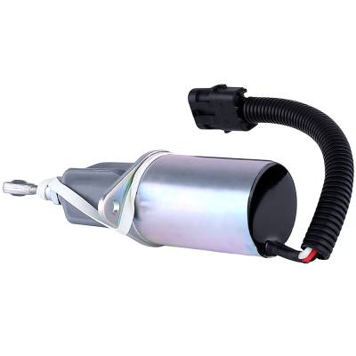 Rareelectrical - Fuel Shutdown Solenoid Compatible With Cummins 4B 6B 6C 5.9L 8.3L Ford Komatsu Vw Sa-4764-12 - Image 5