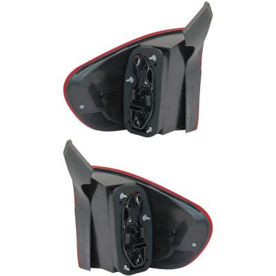Rareelectrical - New Outer Pair Of Tail Lights Compatible With Bmw X5 Xdrive35i 3.0L 2011 2012 2013 By Number - Image 4