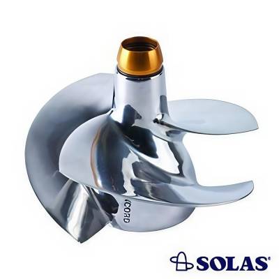 Rareelectrical - New 3-Blade 155Mm Impeller 9/18 Deg Pitch Compatible With 2002-2004 Honda Aquatrax F-12 2003-2006 - Image 2