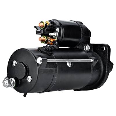 Rareelectrical - New Starter Motor Compatible With Perkins 1104D-E44ta 1106D-E66ta 4-Cyl 4.4L 6-Cyl 6.6L Turbocharged - Image 3