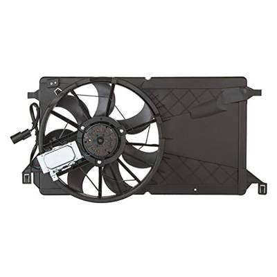 Rareelectrical - New Radiator Condenser Fan Assembly Compatible With 2004-2009 Mazda 3 2.0L 2.3L I4 Mzr Naturally - Image 2