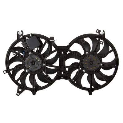 Rareelectrical - New Dual Cooling Fan Assembly With Shroud Compatible With 2009-2019 Nissan 370Z Nismo 2008-2013 - Image 2