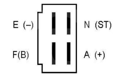 Rareelectrical - New Compatible With Mitsubishi Type 24V 20A Alternator 1977-2001 Mitsubishi Lift Truck Fd25d Fd25t - Image 2