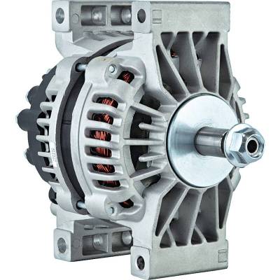 Rareelectrical - New 24 Volt 110A Alternator 28Si Quad Pad Mount Self-Excited 1-Wire Compatible With Cummins - Image 1