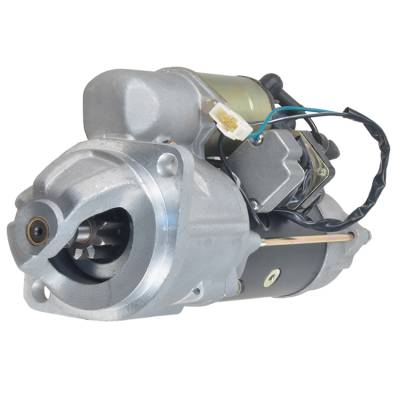 24V Starter Motor 9-Tooth Cw Osgr Compatible With 1995-1999 Komatsu D21-7 Dozer 4D94s Diesel Engine
