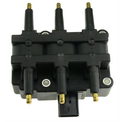 Rareelectrical - Ignition Coil Compatible With 2001-2010 Dodge Caravan/Grand Caravan 3.3L V6 Coil Pack 4-Pin Van - Image 1