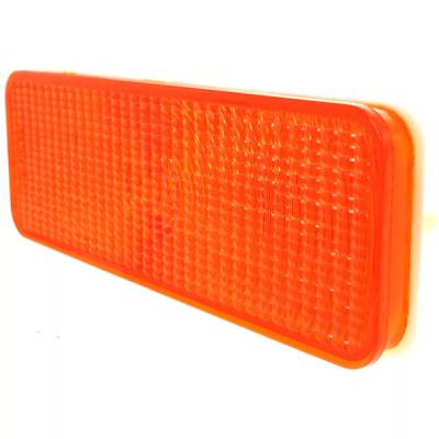 Rareelectrical - New Parking Light Lens Housing Amber Compatible With 1980-1986 Ford Bronco F-100 F-150 F-250 F-350 - Image 1