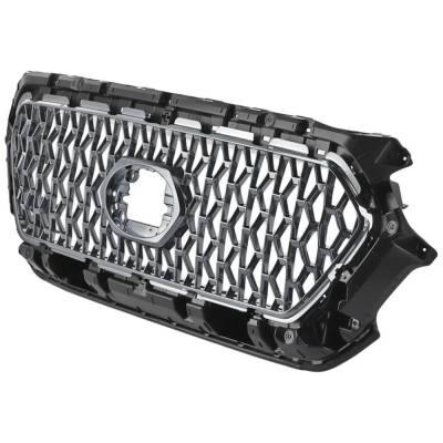 Rareelectrical - New Chrome Grille Assembly Compatible With Toyota Tacoma Trd Sport 6 Cyl 3.5L Tacoma Trd Off-Road 6 - Image 3
