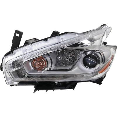 Headlight Compatible With 2017 Nissan Murano 3.5L V6 Vq35de Left Driver Side Halogen Rn10010004q