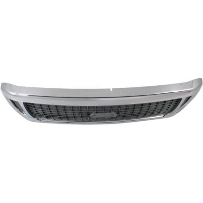 Rareelectrical - New Chrome Shell Grille Assembly Compatible With Ford Excursion Limited 8 Cyl 7.3L Excursion Eddie - Image 4