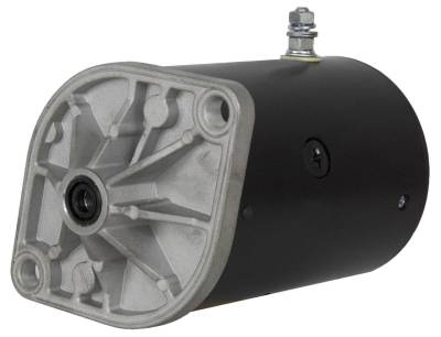 12V Snow Plow Motor Compatible With Fisher Western Unimount Hydraulic Pump Lift Cw Slotted Shaft