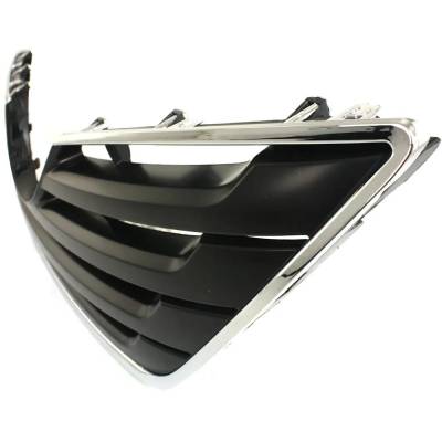 Rareelectrical - New Chrome Shell Grille Assembly Compatible With Toyota Camry Xle 6 Cyl 3.5L Camry Xle 4 Cyl 2.4L - Image 2