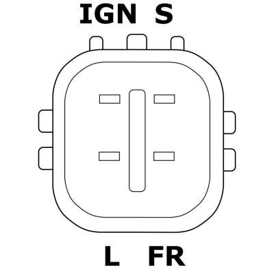 Rareelectrical - New Voltage Regulator Kit Compatible With 1996-2004 Acura Rl V6 3.5L 1997-1998 Tl V6 3.2L Alternator - Image 4