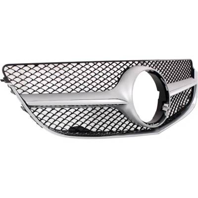 Rareelectrical - New Black Grille Assembly Compatible With Mercedes Benz E350 Base 6 Cyl 3.5L E550 Base 8 Cyl 4.7L - Image 3