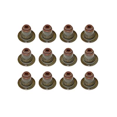 12-Pack Valve Stem Seal Compatible With Yamaha F150 F200 F225 4-Stroke Dohc Efi Outboard 2002-2019