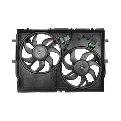 Dual Radiator And Condenser Fan Compatible With 2014-2017 Ram Promaster 3500 3.6L OEM Pa+Gf