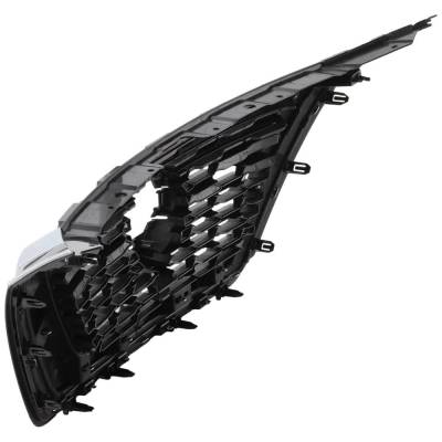 Rareelectrical - New OEM Replacement Black Shell Grille Assembly Compatible With Nissan Rogue S 4 Cyl 2.5L Rogue S 3 - Image 4