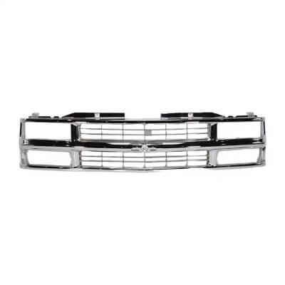 New Cross Bar Grille Assembly Compatible With Chevrolet K3500 Ls 8 Cyl 7.4L Tahoe Lt 8 Cyl 6.5L