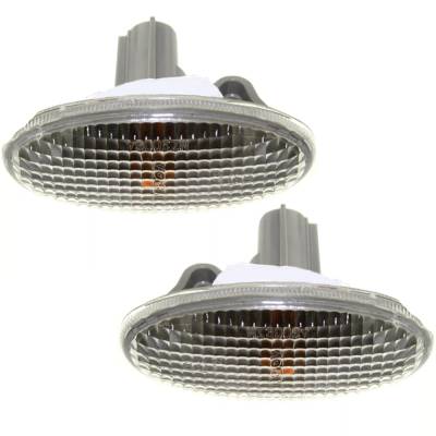 Rareelectrical - New Pair Of Side Repeater Lights Compatible With Mazda Mpv Dx Es Lx Lx-Sv Mini Standard Passenger - Image 2