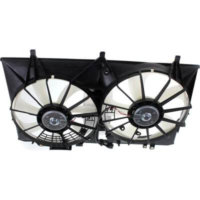 Rareelectrical - New Dual Cooling Fan Assembly Compatible With Toyota Sienna Base 4 Cyl 2.7L Sienna Le 4 Cyl 2.7L - Image 4
