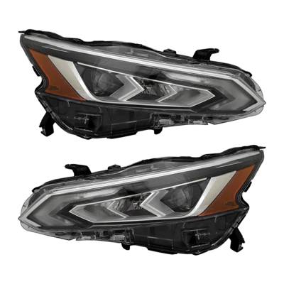 New Pair Of Headlight Compatible With Nissan Altima Sedan 2019 By Part Number 26010-6Ca5b 260106Ca5b