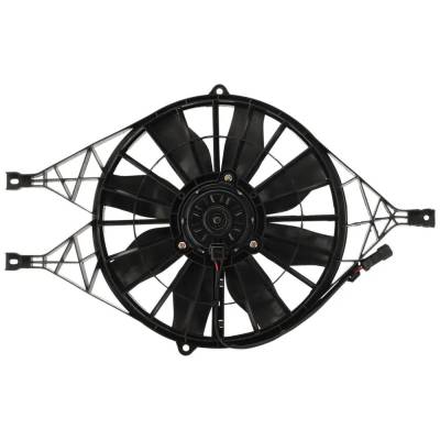 Rareelectrical - New Radiator Cooling Fan Assembly Compatible With 2000-2004 Dodge Dakota Base Slt Sport Sxt R/T 2.5L - Image 2