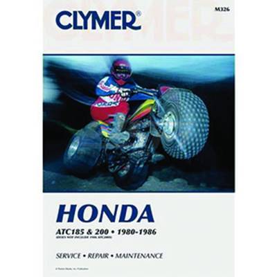 New Service Manual Compatible With Honda Atc-S 200 Hp Atc 185 Hp Atc 200 Hp Atc Big Red 200 Hp Atc-X