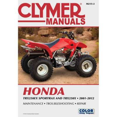 New Service Manual Compatible With Honda Trx-Ex 250 Hp By M215-2