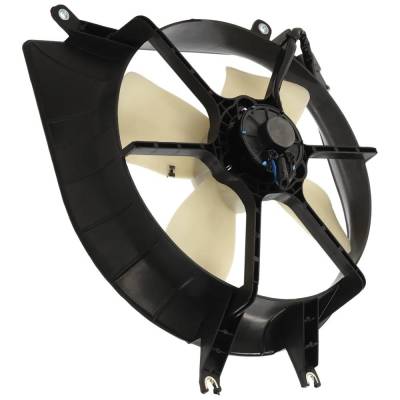 Rareelectrical - New Right Cooling Fan Assembly Compatible With Acura Honda Civic Del Sol Vtec 4 Cyl 1.6L Civic Del - Image 4