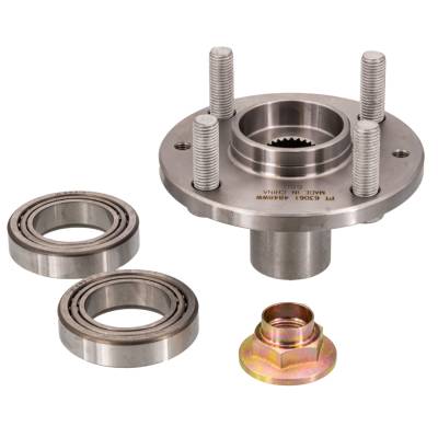 Rareelectrical - Rear Spindle Hub Assembly Compatible With 2003-2005 Kia Rio Fwd 4-Lug Abs Pre-Assembled Direct - Image 3