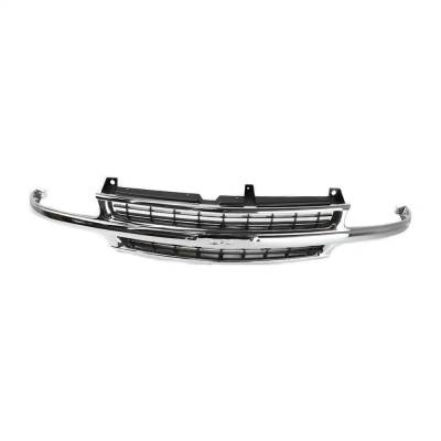 Rareelectrical - New Cross Bar Grille Assembly Compatible With Chevrolet Tahoe Limited 8 Cyl 5.7L Suburban 2500 Base - Image 5