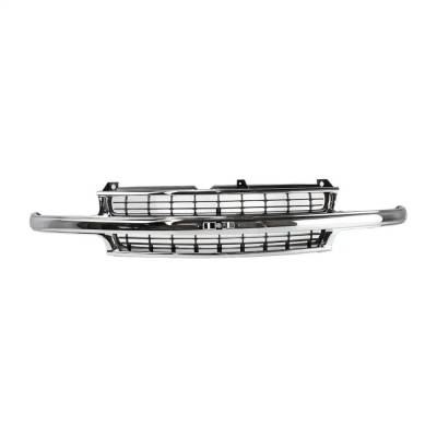 Rareelectrical - New Cross Bar Grille Assembly Compatible With Chevrolet Tahoe Limited 8 Cyl 5.7L Suburban 1500 Lt 8 - Image 1