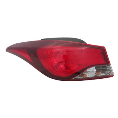 Left Outer Driver Tail Light Compatible With 2014-2016 Hyundai Elantra Se Gls Limited Sport Gt 1.8L