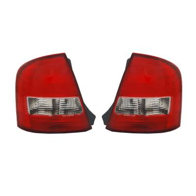 New Pair Of Tail Lights Compatible With Mazda Protege Lx Sedan 99-03 Bj0e51170b Bj0e-51-180B