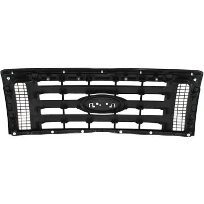 Rareelectrical - New Textured Gray Grille Assembly Compatible With Ford F-150 Xl 8 Cyl 4.6L F-150 Xl 6 Cyl 3.7L F-150 - Image 4
