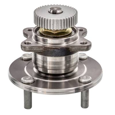 Rareelectrical - Rear Wheel Hub Assembly Compatible With Mitsubishi Galant 1994-1996 2.4L L4 With Abs Sensor 4 Lug - Image 2