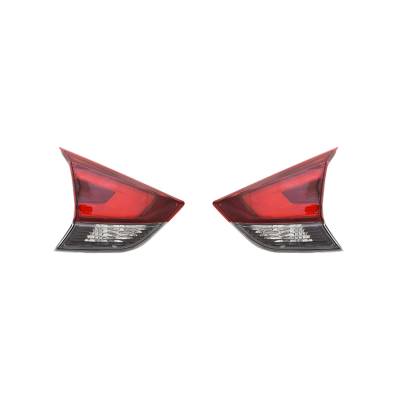 New Inner Pair Of Tail Lights Fits Nissan Rogue Sl Sv Hybrid 2017-18 26550-6Fl5a