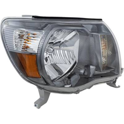 Headlight Compatible With 2005-2011 Toyota Tacoma 2.7L 4.0L I4 Right Passenger Side Halogen