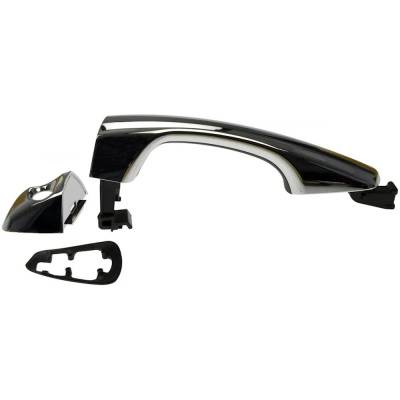 Rareelectrical - Front Or Rear Driver Side Exterior Door Handle Compatible With 2013-2019 Hyundai Santa Fe Chrome - Image 4
